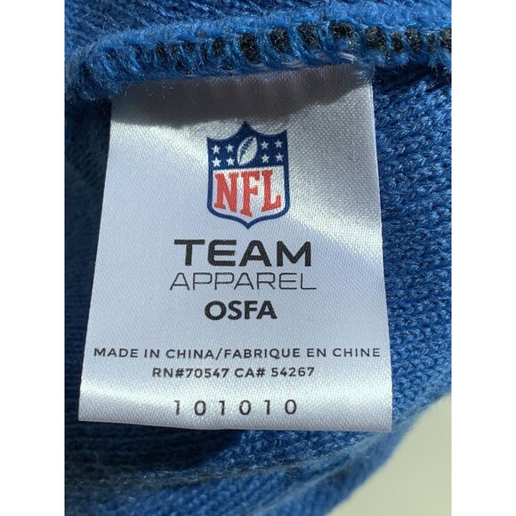 NFL Team Apparel Los Angeles Chargers Uncuffed Knit Beanie EUC - Picture 4 of 5